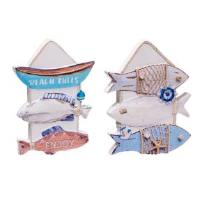 3D Tryckt Kustsouvenir Magnet Nautisk Fiskskylt