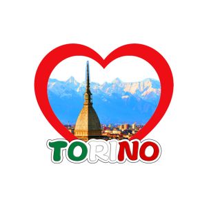 3D Tryckt Kustsouvenir Magnet Torino Mole