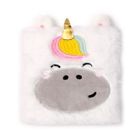 Adoracorns Enhörning Plysch Fluffies Anteckningsbok