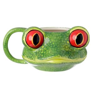 Trägroda Huvud Mugg