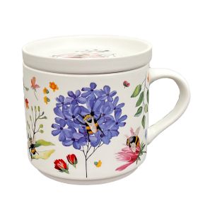 Nectar Meadows Porslinsmugg & Underlägg Lock Set
