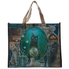 Lisa Parker Magic Cat Montage Shoppingväska