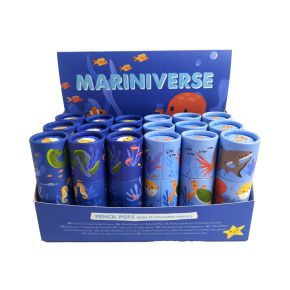 Mariniverse Pennburk med 12 Färgpennor
