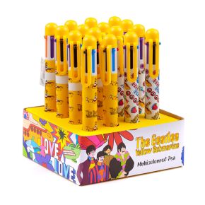 The Beatles Yellow Submarine Penna med Multifärg med Berlock (6 Färger)