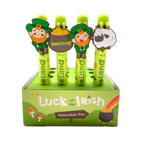 Luck of the Irish Irland Penna med Multifärg Berlock (6 Färger)