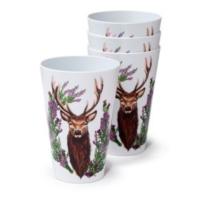 Wild Stag 4-Pack 450ml Picknickkoppar i RPET