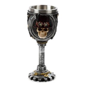 Dekorativ Steampunk Dödskallebägare