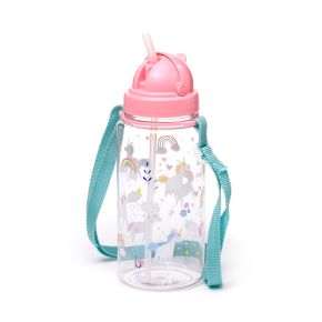 450ml Splitterfri Vattenflaska för Barn - Unicorn Magic Enhörning