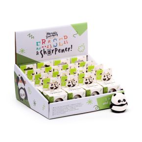 Panda 2-i-1 Pennvässare & Suddgummi