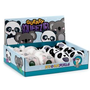 Queasy Squeezies Adoramals Plysch Klämmiga Zoodjur