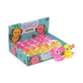 Klämmig Glitter Axolotl Stressleksak