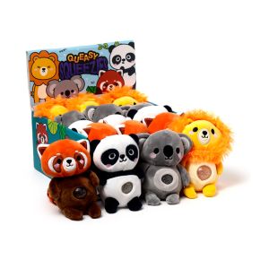 Queasy Squeezies Adoramals Zoo Mix #1 Formad Plysch Klämmig Leksak