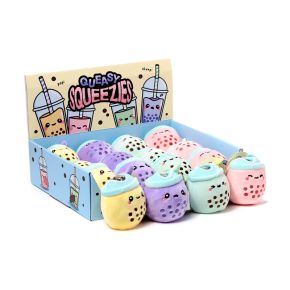 Queasy Squeezies Foodiemals Bubble Tea Plysch Klämmig Leksak