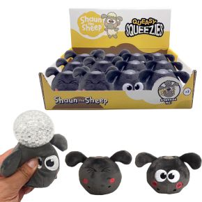 Queasy Squeezies Kawaii Söt Shaun the Sheep Plysch Klämmig Leksak