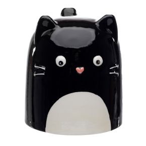 Feline Fine Katt Upp-Och-Nervänd Keramikmugg