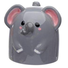 Elefant Upp-Och-Nervänd Keramikmugg