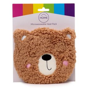 Teddybjörn Rund Plysch Lavendel Värmepåse