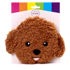 Cavapoo Fluffig Hund Huvud Plysch Lavendel Värmepåse