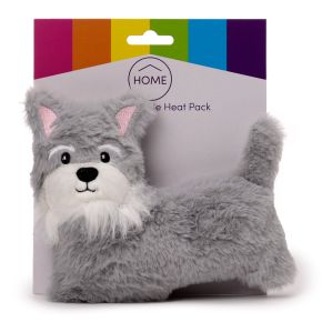 Schnauzer Hund Plysch Lavendel Värmepåse