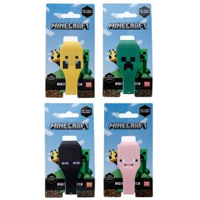 Minecraft Faces Digitalklocka i Silikon