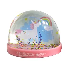 Unicorn Magic Enhörning Medium Glitter Snöglob