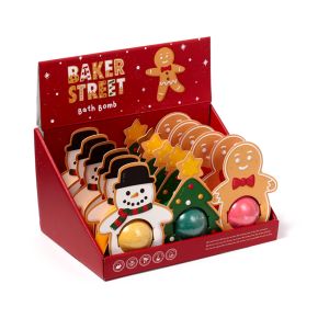 Jul Pepparkaka Baker Street Badbomb i Formad Presentlåda