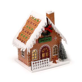 Pepparkakshus Bageri Jul LED Dekoration