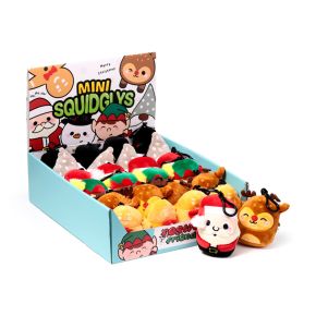Squidglys Festive Friends Jul Plysch Nyckelring