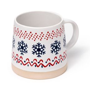 Snöflinga Mugg i Stengods
