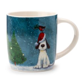Jan Pashley Jul Hund & Rödhake Porslinsmugg