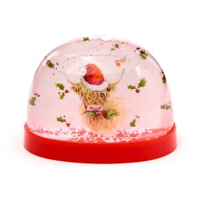 Jul Jan Pashley Highland Coo Stor Snöglob