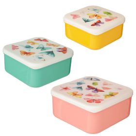 3-Pack Lunchlådor M/L/XL - Butterfly House Fjäril