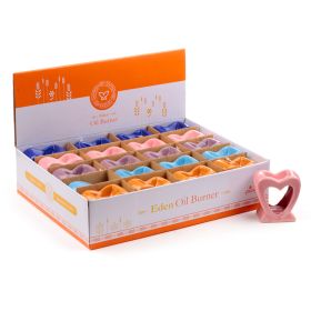 Ljus Enfärgad Aromalampa Hjärtformad Ljus Enfärgad Aromalampa Hjärtformad