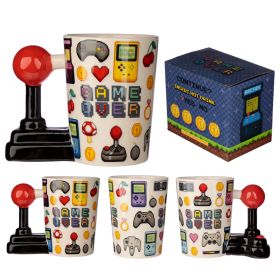 Game Over Joystick Mugg med Format Handtag med Pixel Dekal Game Over Joystick Mugg med Format Handtag med Pixel Dekal