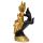 Guld Thai Buddha Sittande i Hand