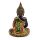 Svart & Orange Guld Thai Buddha Contemplation