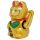 Maneki Neko vinkande katt, öppna ögon 21cm