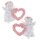 Kerub med Rosa Ros Hjärta
