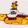 The Beatles Yellow Submarine Komprimerad Resehandduk