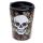 Skulls & Roses Återanvändbar Värmeisolerad Varm & Kall Mat & Dryckeskopp i Rostfritt Stål 300ml