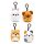 Squidglys Adoramals Pets Mini Nyckelring i Plysch