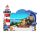 3D Tryckt Kustsouvenir Magnet Fyr & Delfin