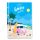 The Waves Are Calling VW Volkswagen T1 Camper Bus A5 Anteckningsbok med Stenpapper