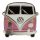 Volkswagen VW T1 Camper Bus Rosa Emalj Pin