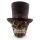 Steampunk Stil Dödskalle med Top Hat