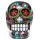 Day of the Dead Blommigt Tryck Dödskalle Ornament