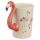 Flamingo Pinks Flamingodekal Mugg med Format Handtag