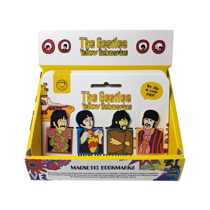 The Beatles Yellow Submarine Magnetiskt Bokmärke-Set