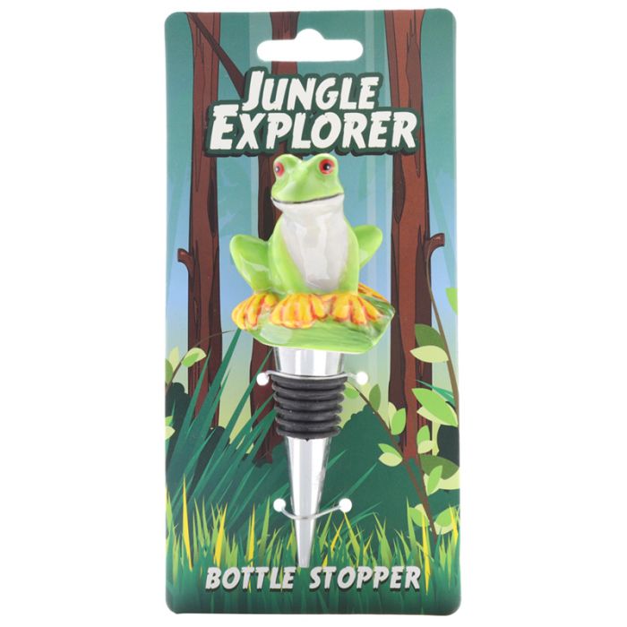 Trädgroda Flaskförslutare i Keramik