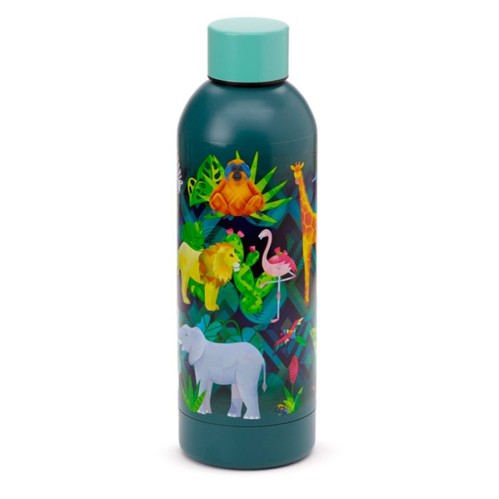 Animal Kingdom Återanvändbar Värmeisolerad Dryckesflaska i Rostfritt Stål 530ml